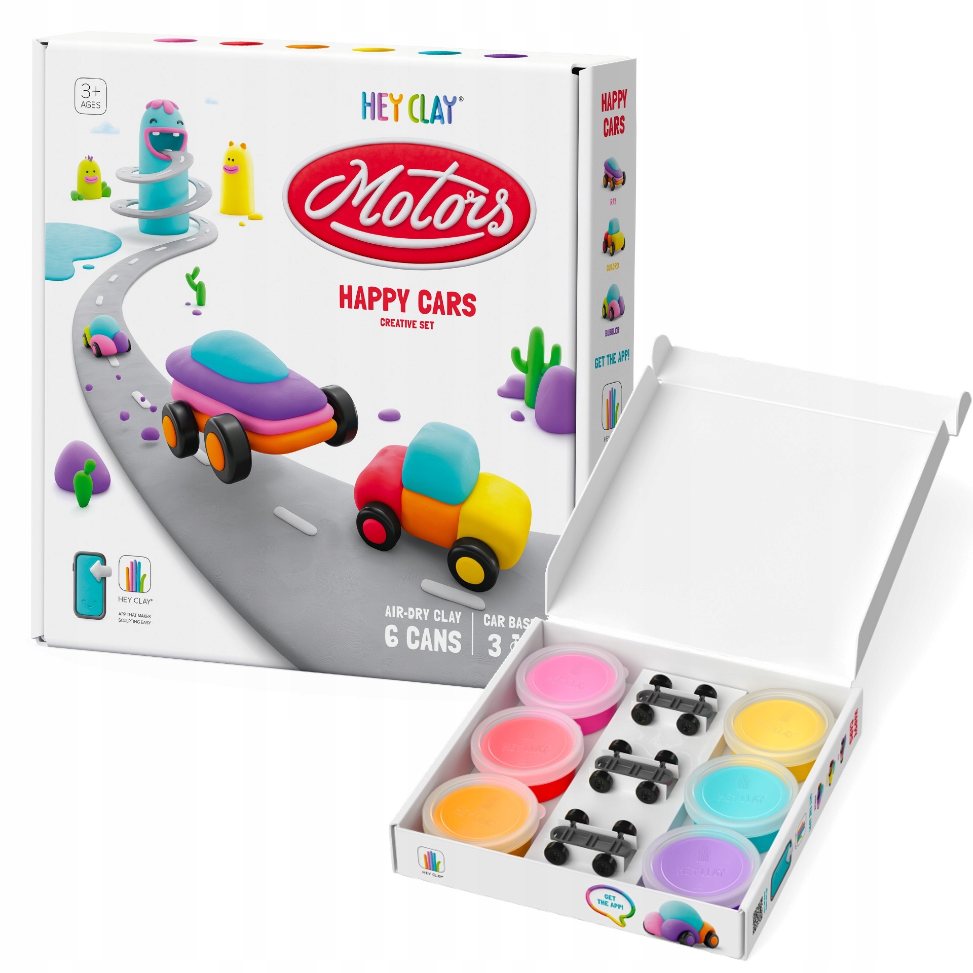 HEY CLAY MASA WESOŁE AUTA HCL60902 Kod producenta HCL60902