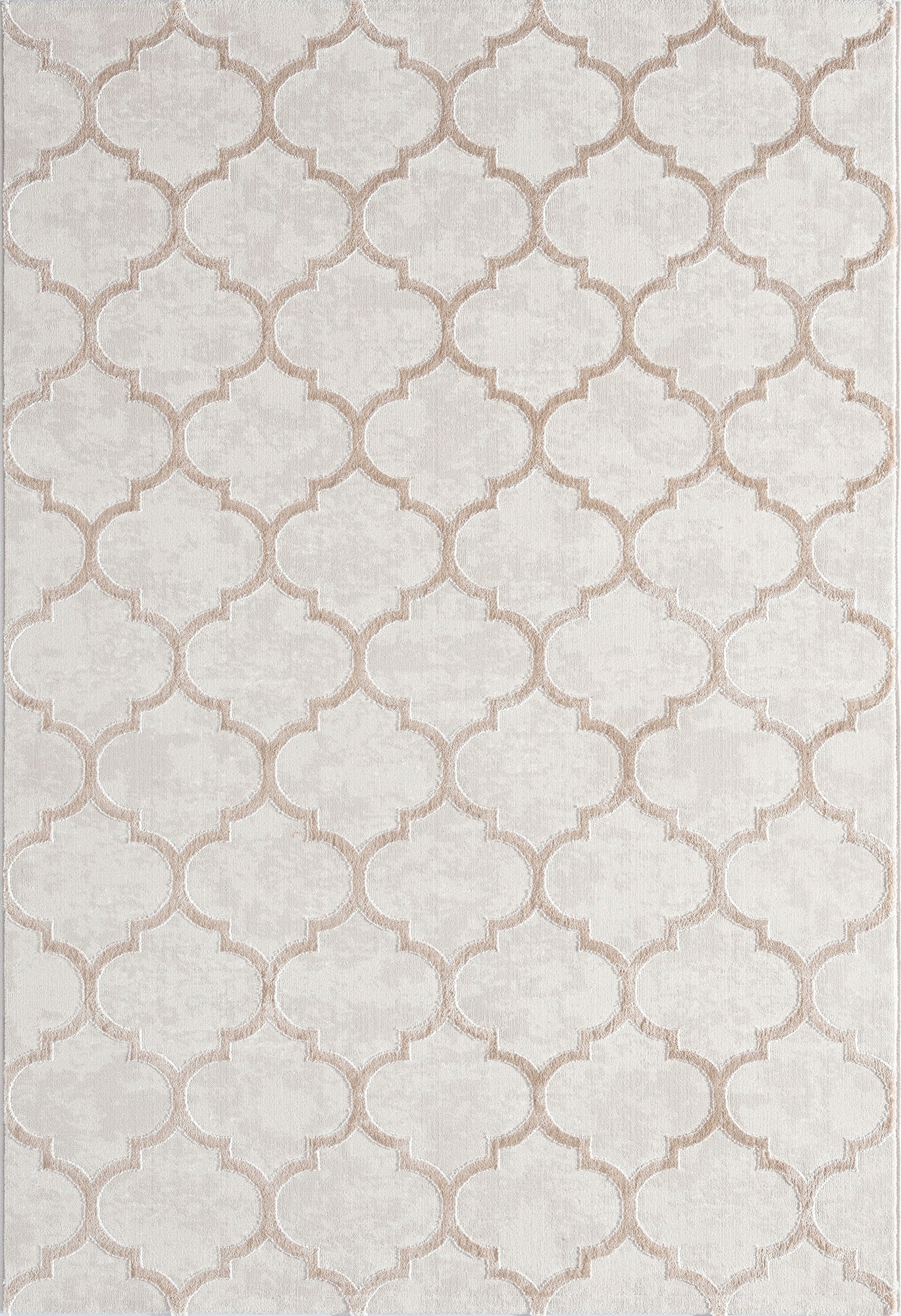 the carpet Knight Elegant Rug, Soft Pile, 3D Effect, Shiny, Beige, 240x340