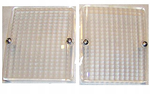 Trabant 1.1 Klosz tylnej lampy dolny BIAŁY cofania