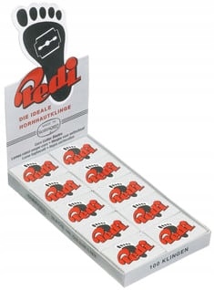 Žiletky do hebla Pedi 10x10ks žiletek