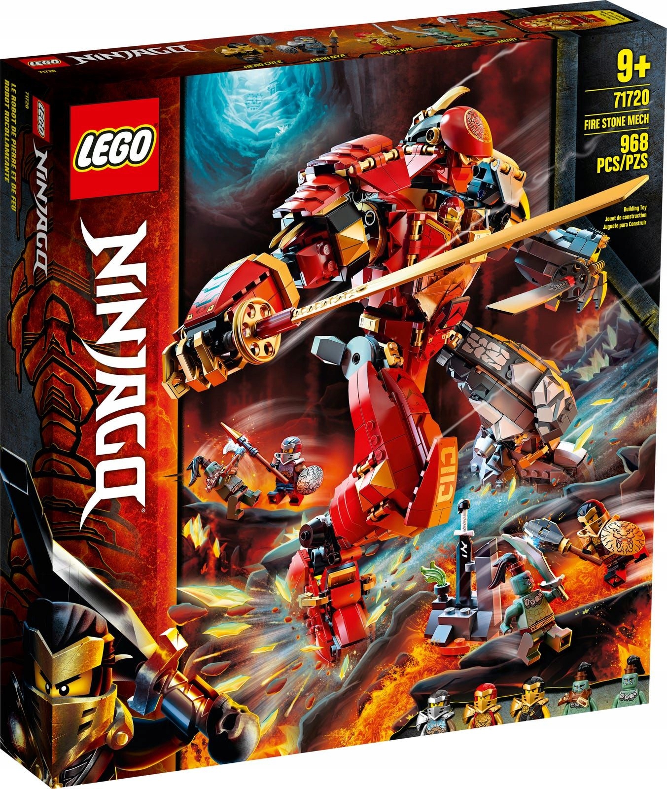 Lego Ninjago 71720 Mech z ohně a kamene Nové