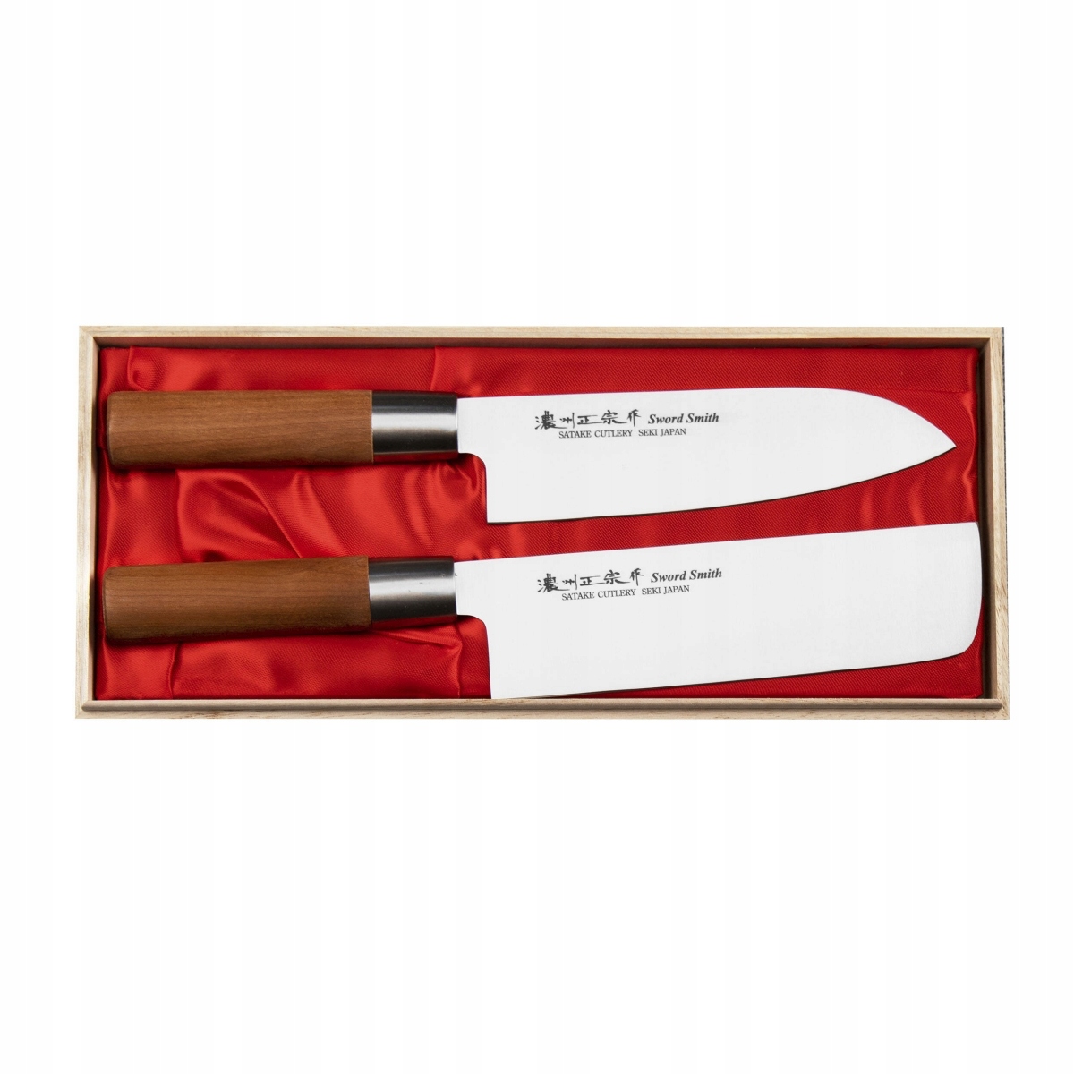 

Satake Masamune Zestaw 2 Noży Santoku i Nakiri 16c