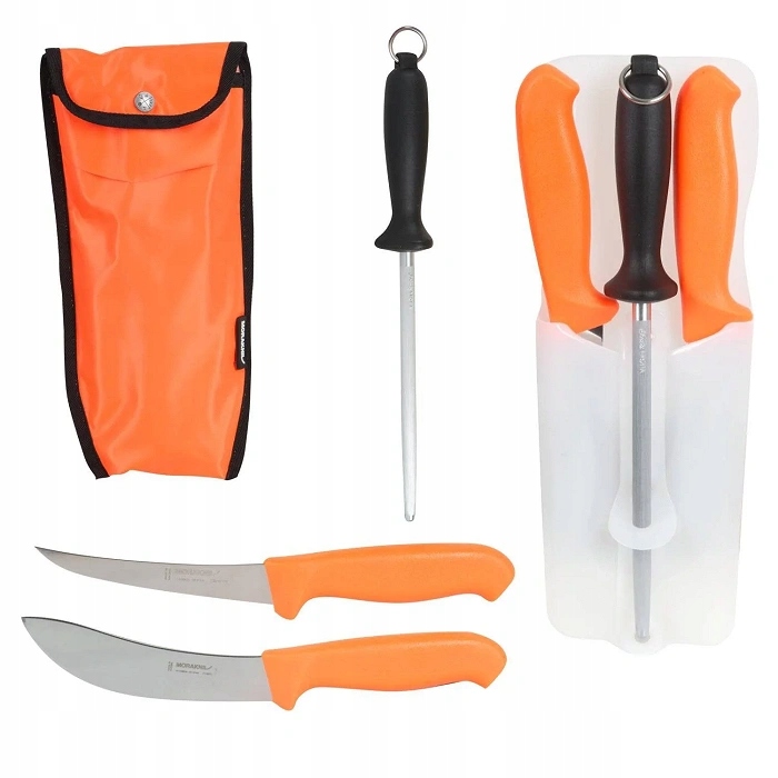 Morakniv 12098 lovecký set 2 nožů s brouskem švédské pouzdro