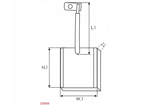 ZESTAW STARTOWY SZCZOTEK WĘGLOWYCH AS-PL Numer katalogowy części ZS0006
