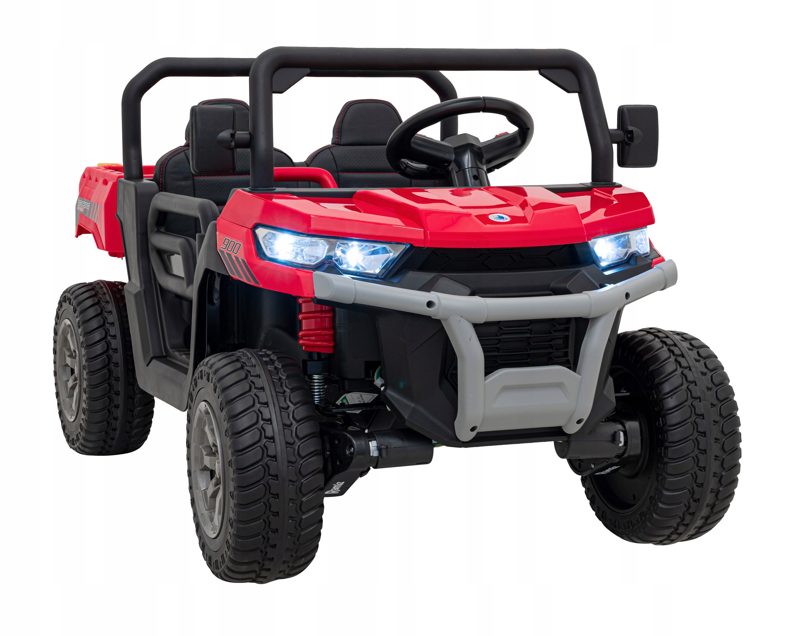 Auto Na Akumulator Pick-Up 4x4 Ruchomy kiper Bagażnik Pilot Łopatka Led Eva