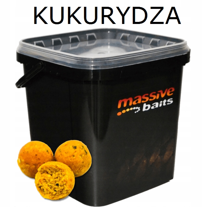 Kuličky Massive Baits Eco 18 mm 10 kg Kbelík Kukuřice