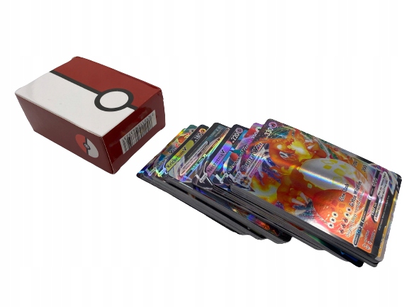

Kolekcjonerskie Karty Pokemon V-max Monster 100szt