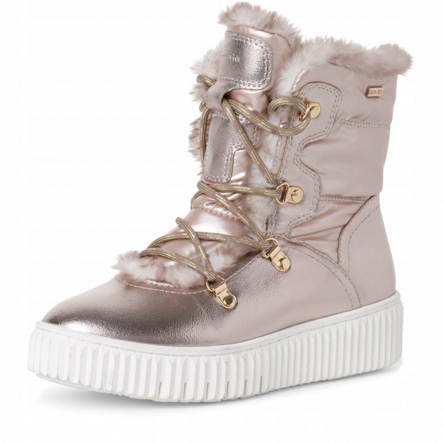 Tamaris 1-26854-29 dámské zlaté sněhule velikost 37