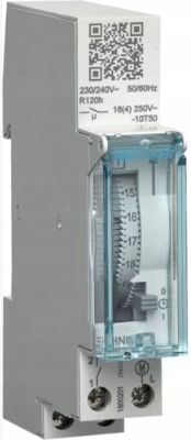 Zegar analogowy dobowy 230V 1NO 16A z rezerwą Hager EHN011