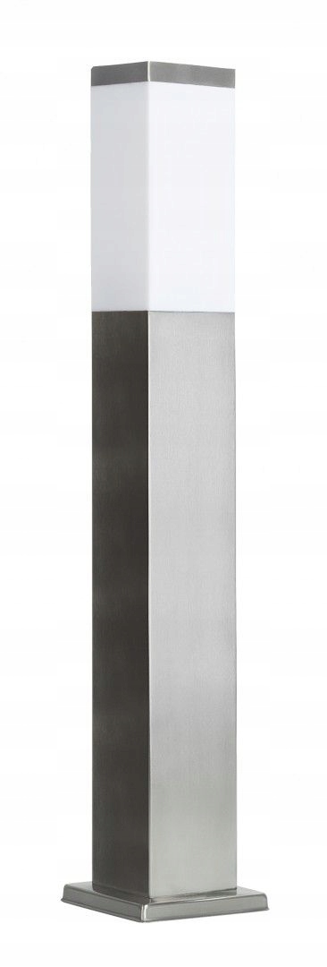 Su-ma Zahradní sloupek Inox 65cm 1xE27 IP44 Stříbrný Čtvercový