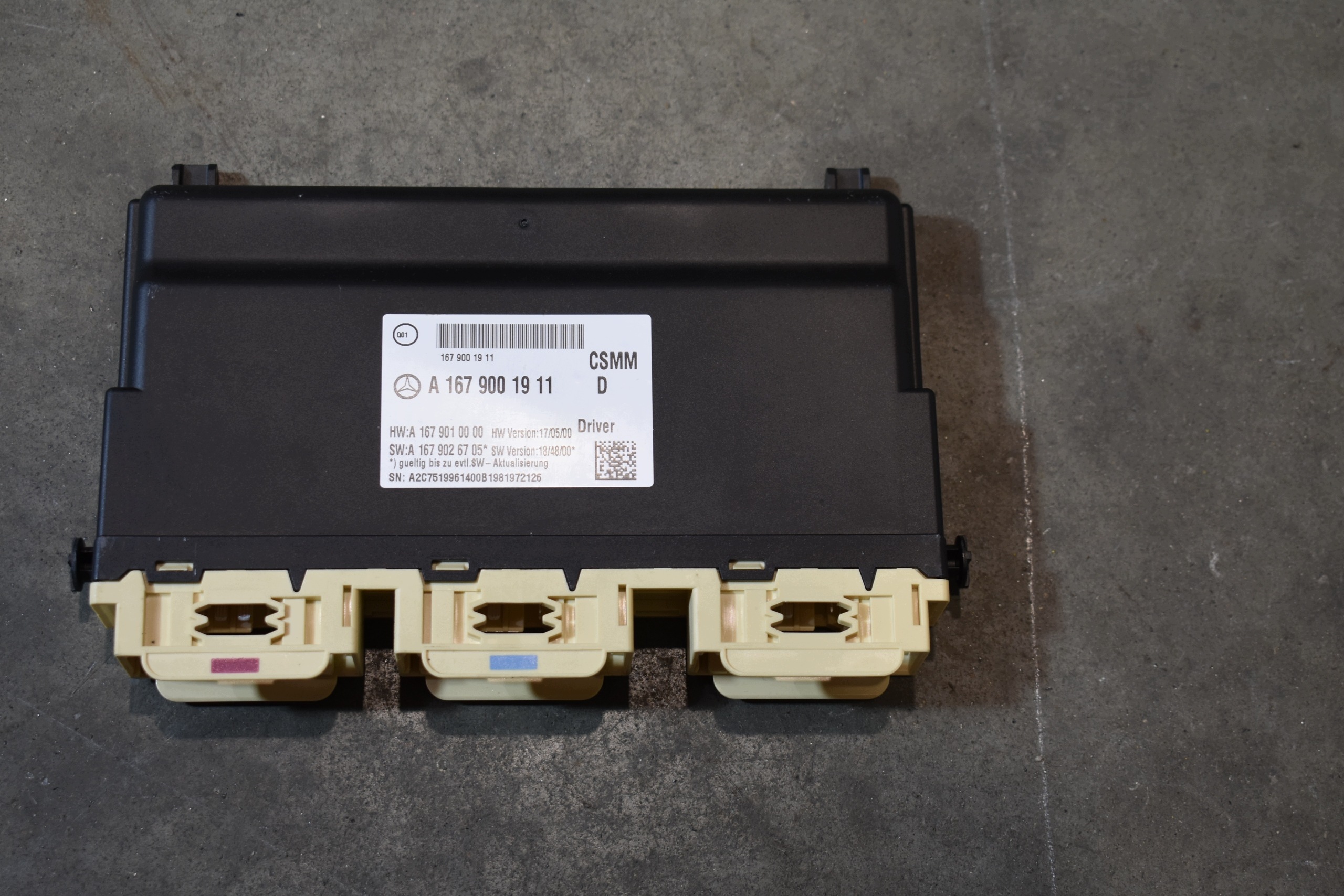 IDEALNY module seat MERCEDES 1