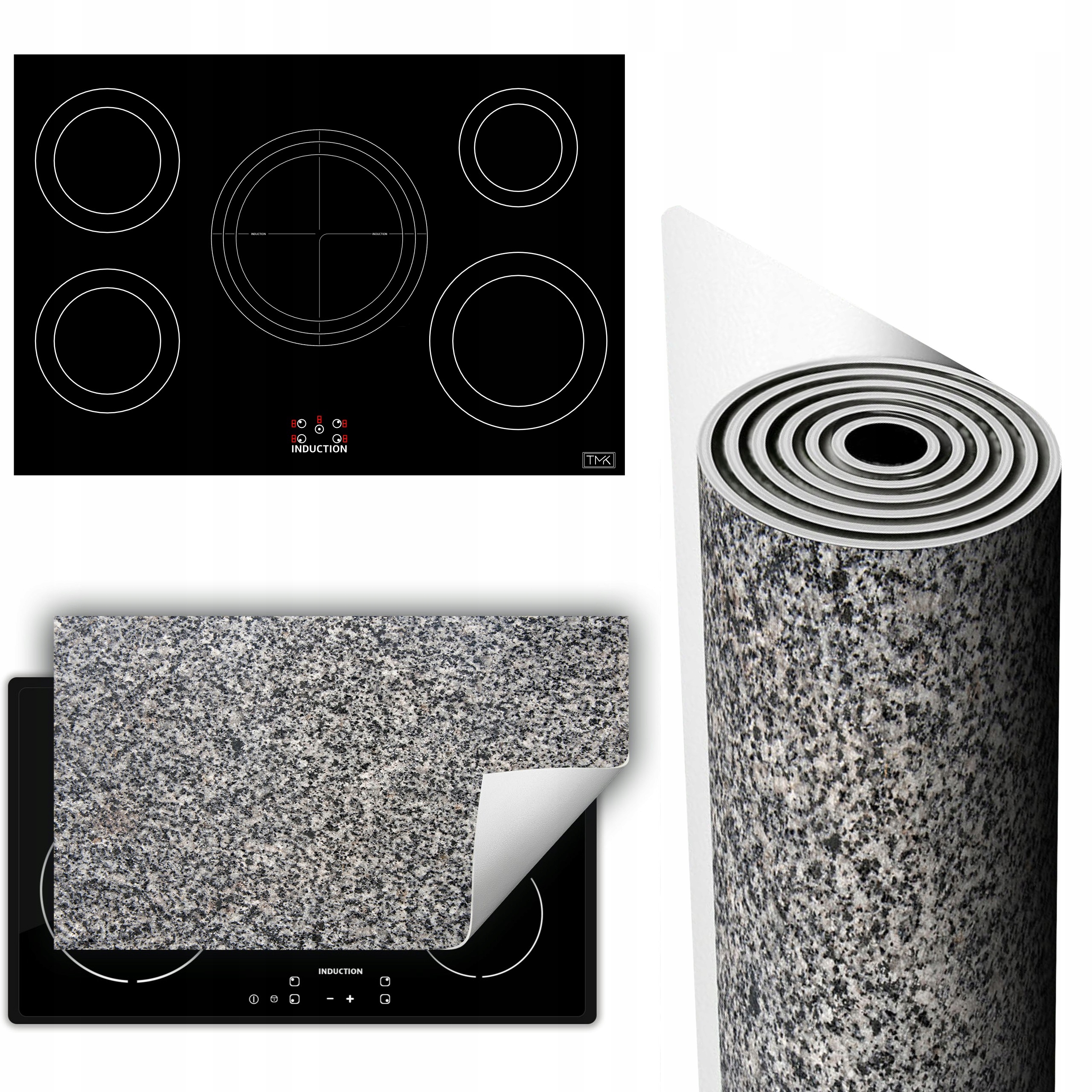 Vinylová Podložka Ochrana Kuchyňské Desky 90x52 granit