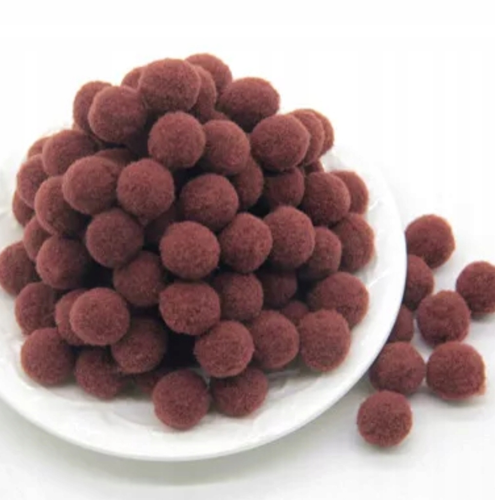 

Brązowe Pompony 1,5 CM 10szt pompon