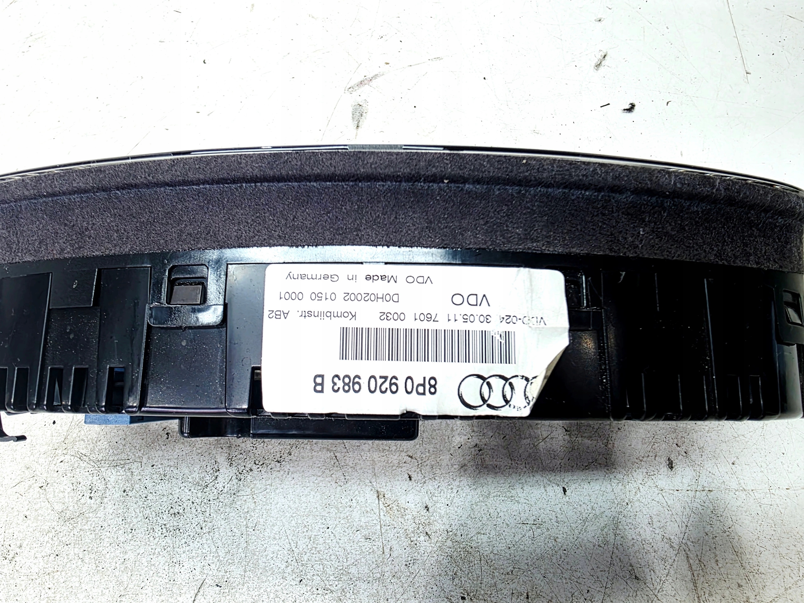 dials dials display AUDI A3 8P 2.0 TFSI 8P0920983B