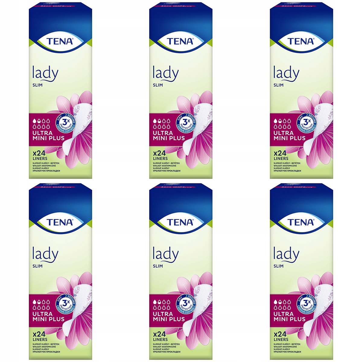 

Tena Lady Slim Ultra Mini Plus 6 opakowań po 24szt