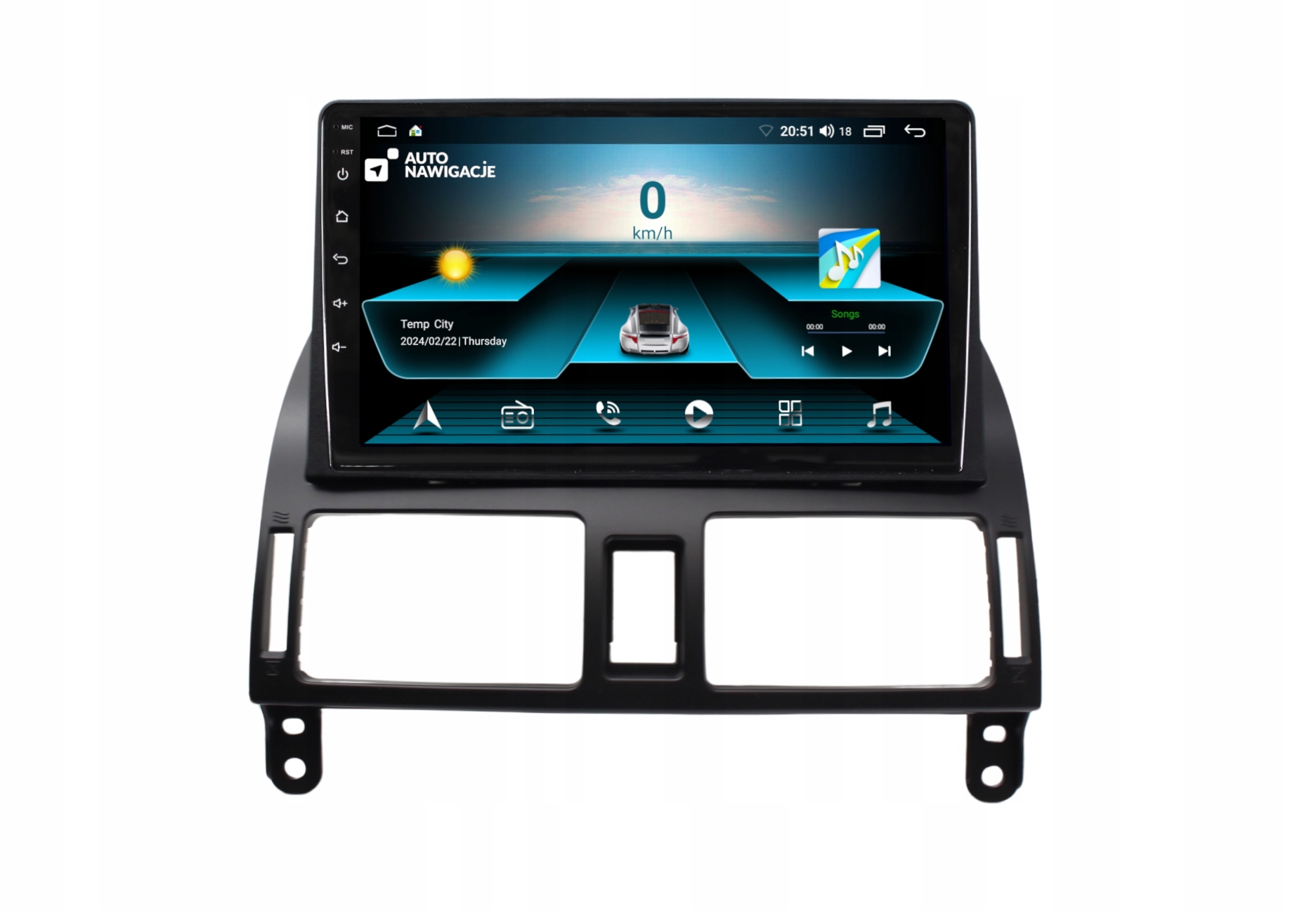 Radio Nawigacja Gps Toyota Avensis T25 2003-2008 Android