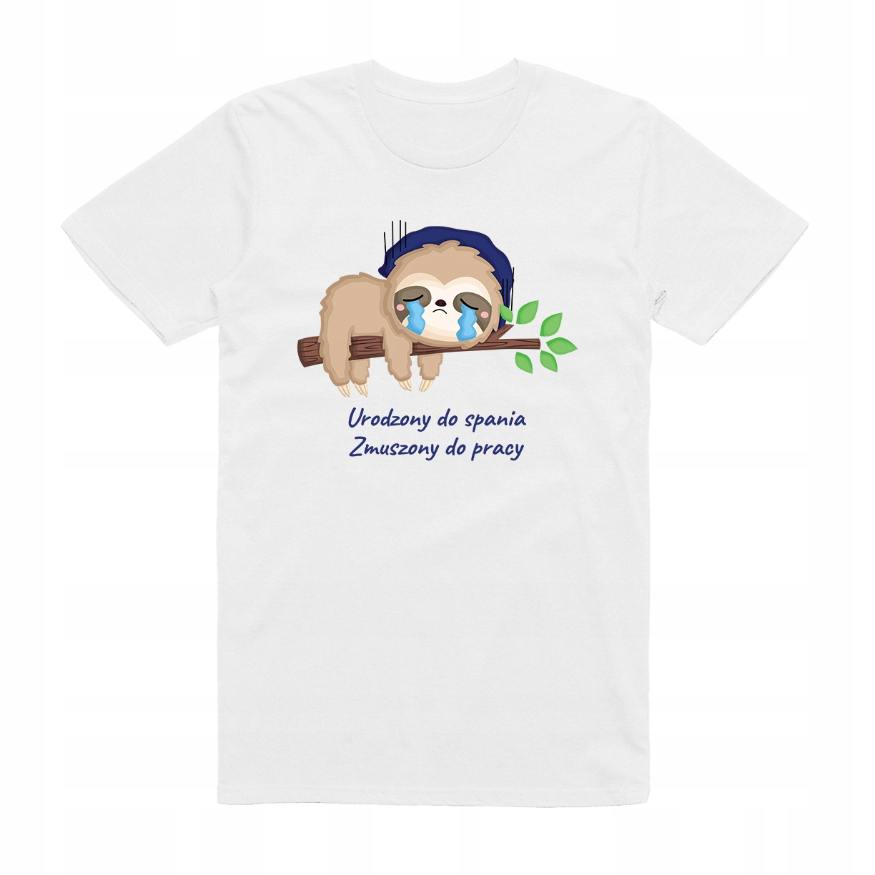 

L - Koszulka T-shirt Leniwiec Zmuszony Do Pracy