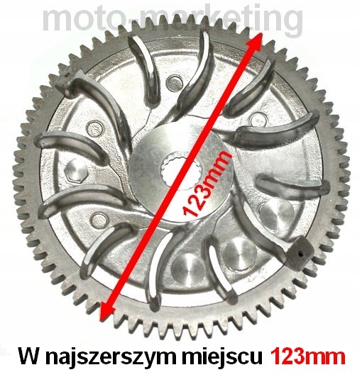 TALERZ PRZECIWTALERZ PIAGGIO VESPA ET 4 ET4 125 Producent inny