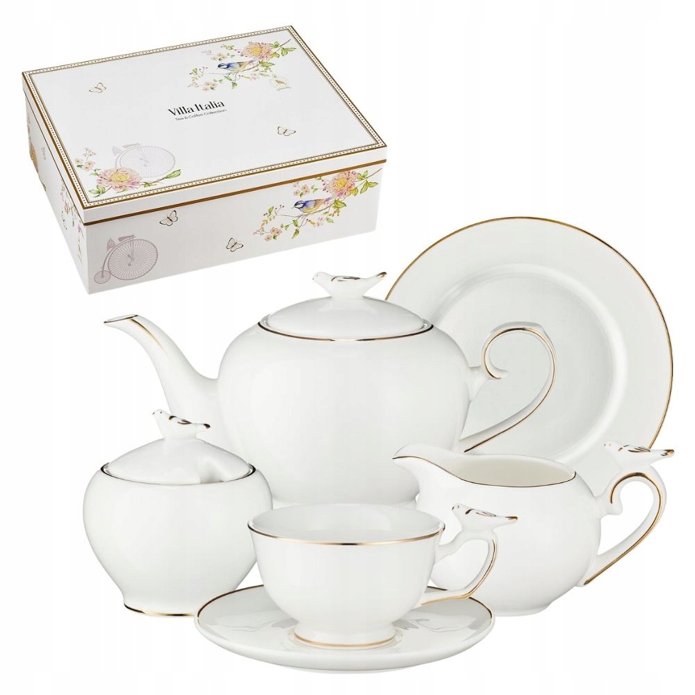 Villa Italia Čajový servis pre 6 osôb Darčeková sada Wgn