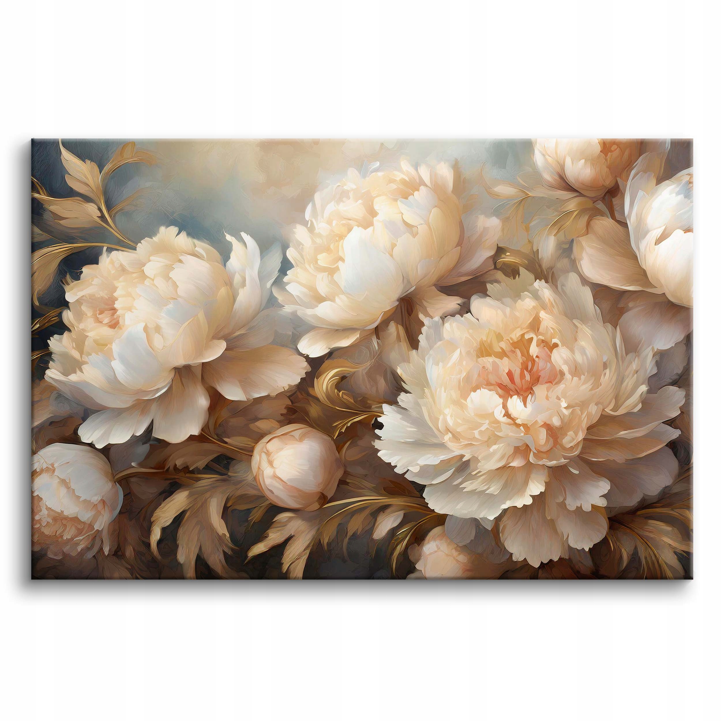 Obraz na płótnie do salonu sypialni Kwiaty Dekoracja ścienna Glamour 80x120