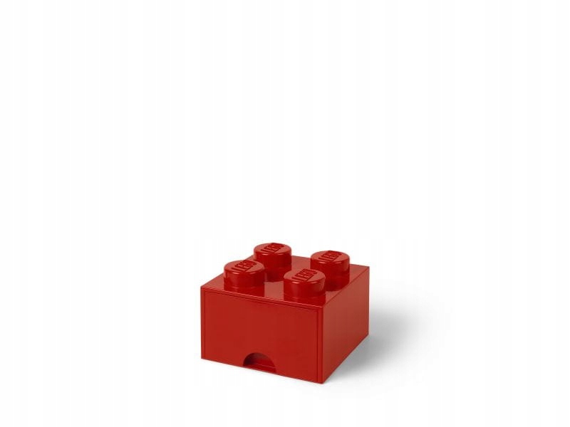 Lego 40051730 Zásobník na stavebnice se zásuvkou 2x2 červený