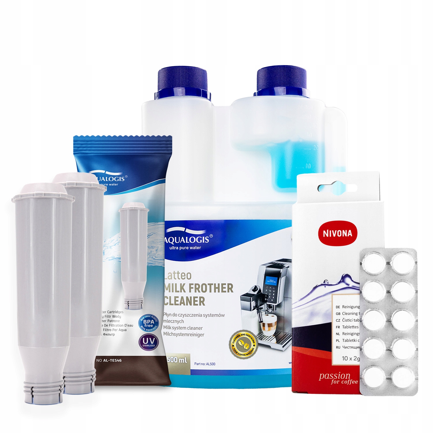 x2 Filtr do kávovaru Nivona AL-TES46 Tekutina 500 ml Tablety NIRT701