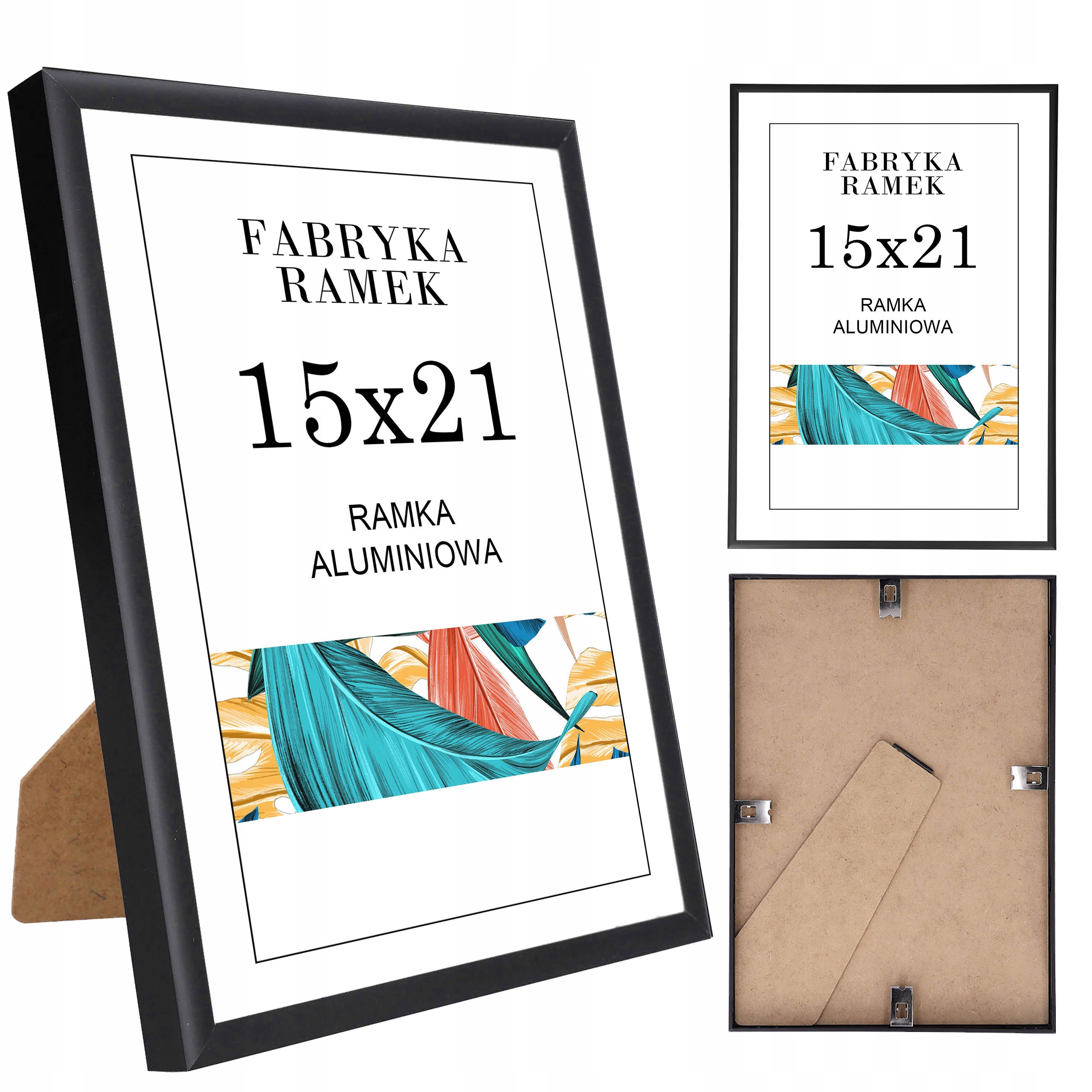 

Ramka na zdjęcia 15x21 ramki A5 aluminiowa czarna