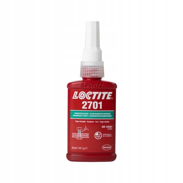 Prostriedok na závity, náročná demontáž 2701 Loctite50 ml