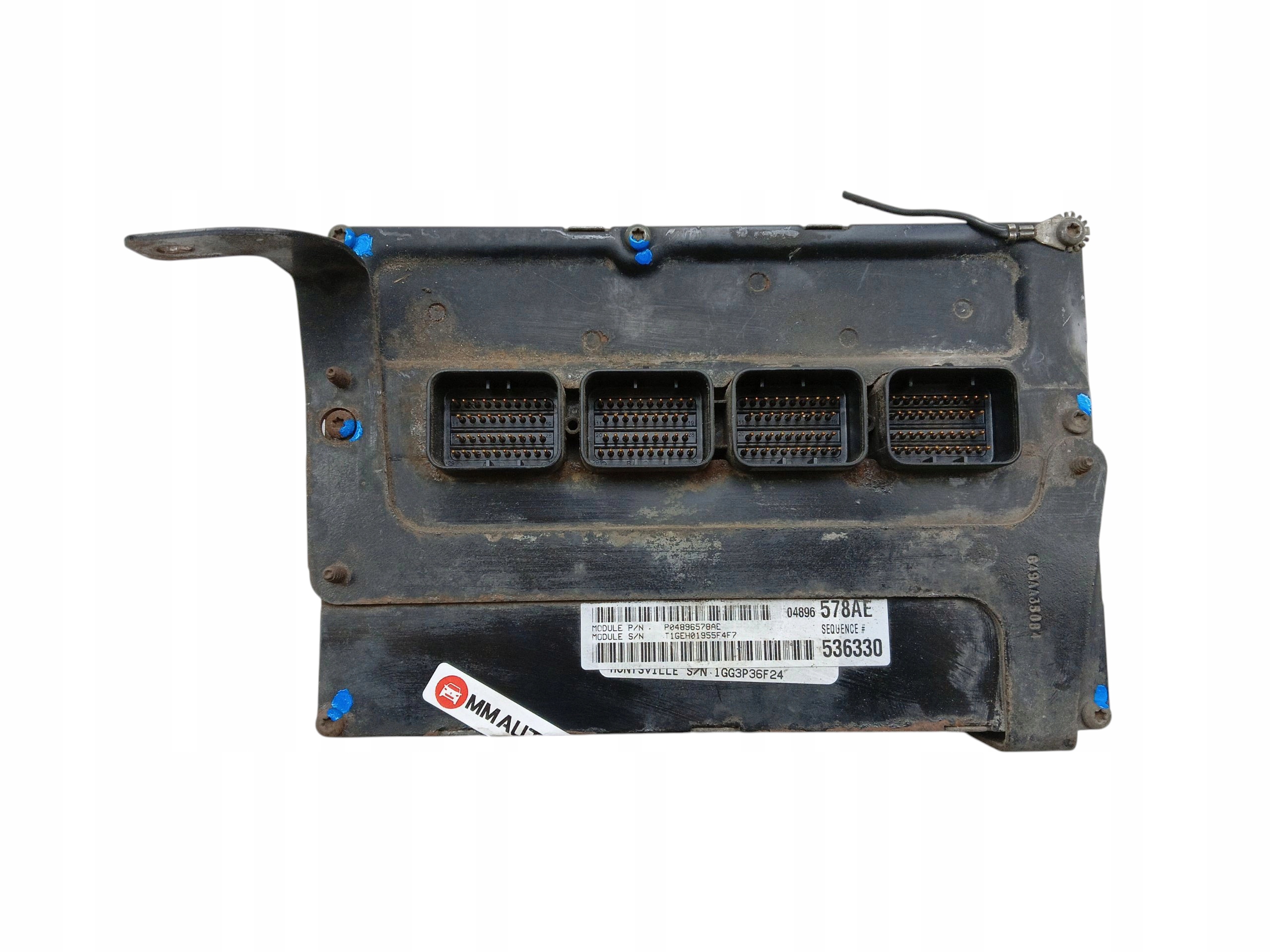 computer control unit of the engine CHRYSLER SEBRING II 2.4 16V 143KM P04896578AE