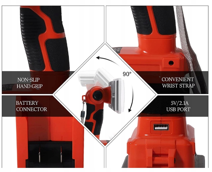 LAMPA DO MILWAUKEE M18 18V HALOGEN LAMPKA ROBOCZA Kod producenta 5905247736284