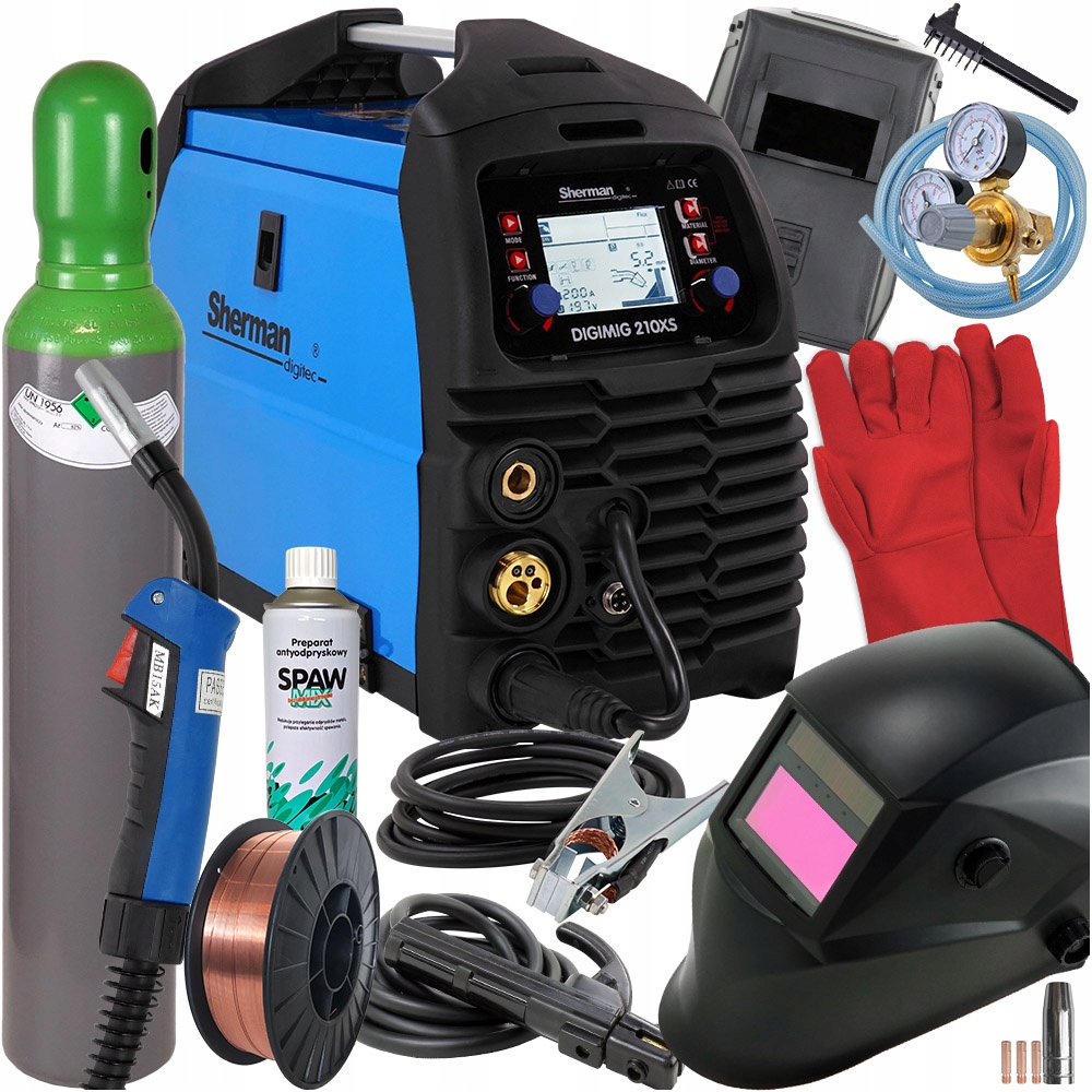 Spawarka 3w1 Sherman MIG 210 XS Synergia MIGOMAT