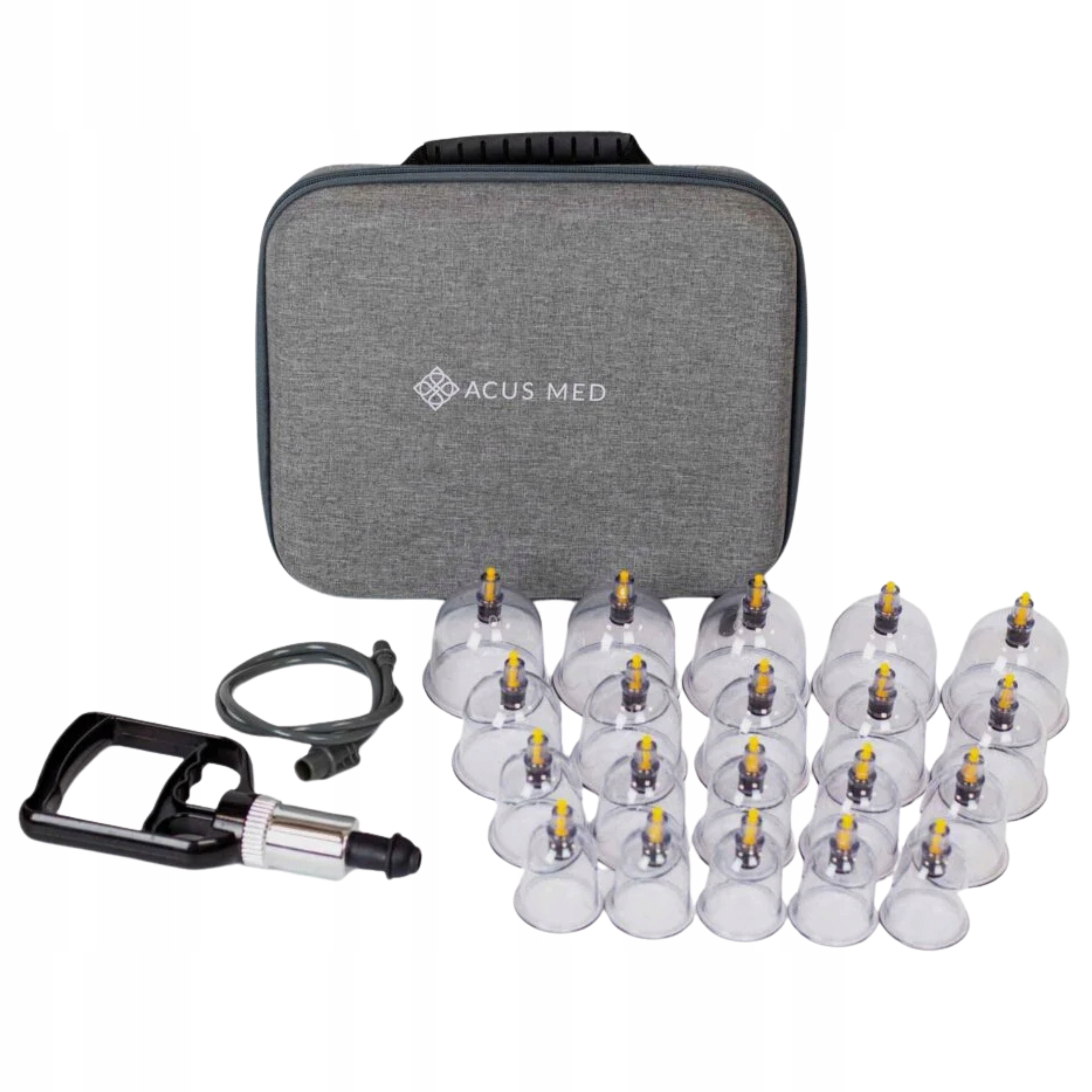 Bańki Próżniowe Bezogniowe Z Pompką W Walizce Acus Med Zestaw 20 Szt