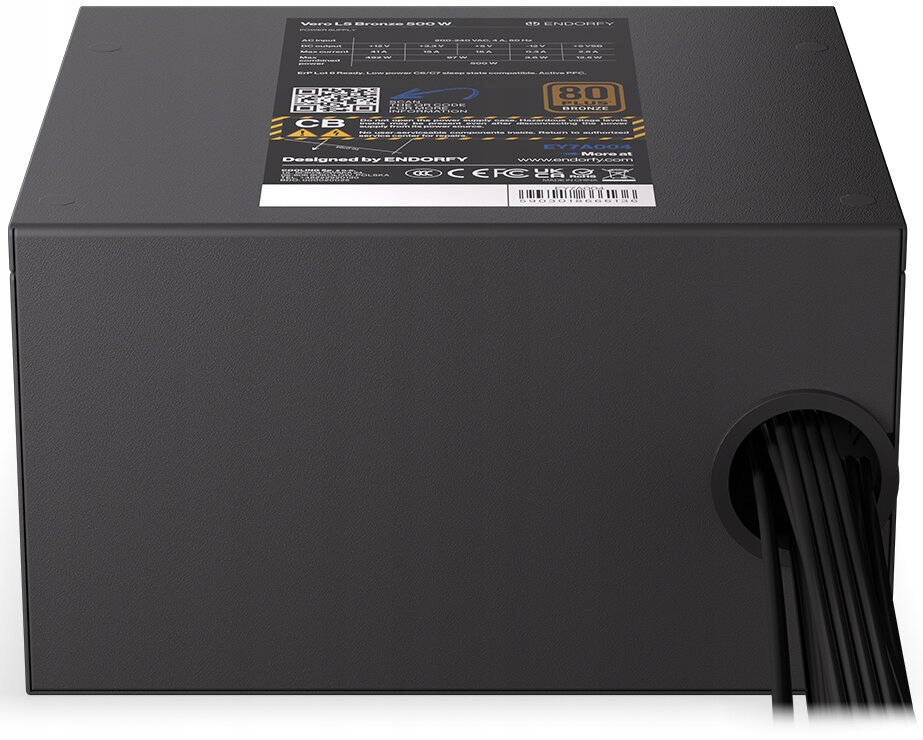 Napájací zdroj Endorfy Vero L5 500 W 80 Plus Bronze