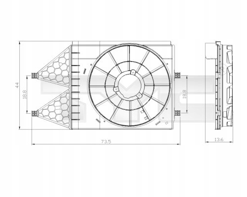 ОХЛАЖДАЮЩИЙ ВЕНТИЛЯТОР. 837-0033-1