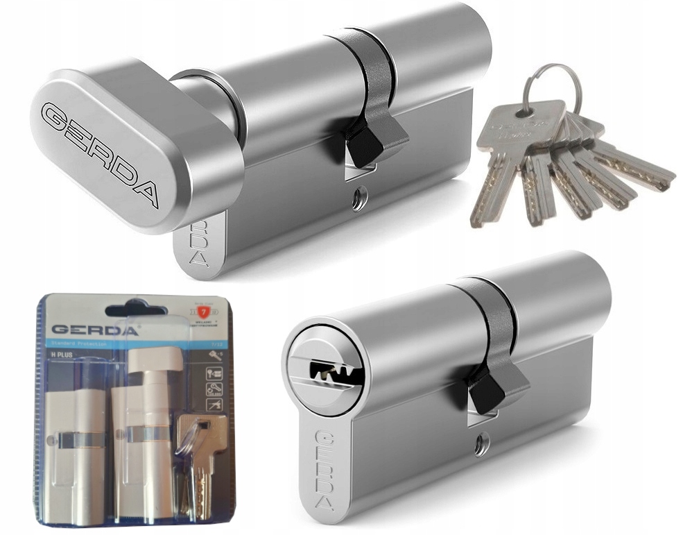 Kompletní Sada Vložek Gerda H Plus 30/50 G30/50 S Knoflíkem, Systém Nikl