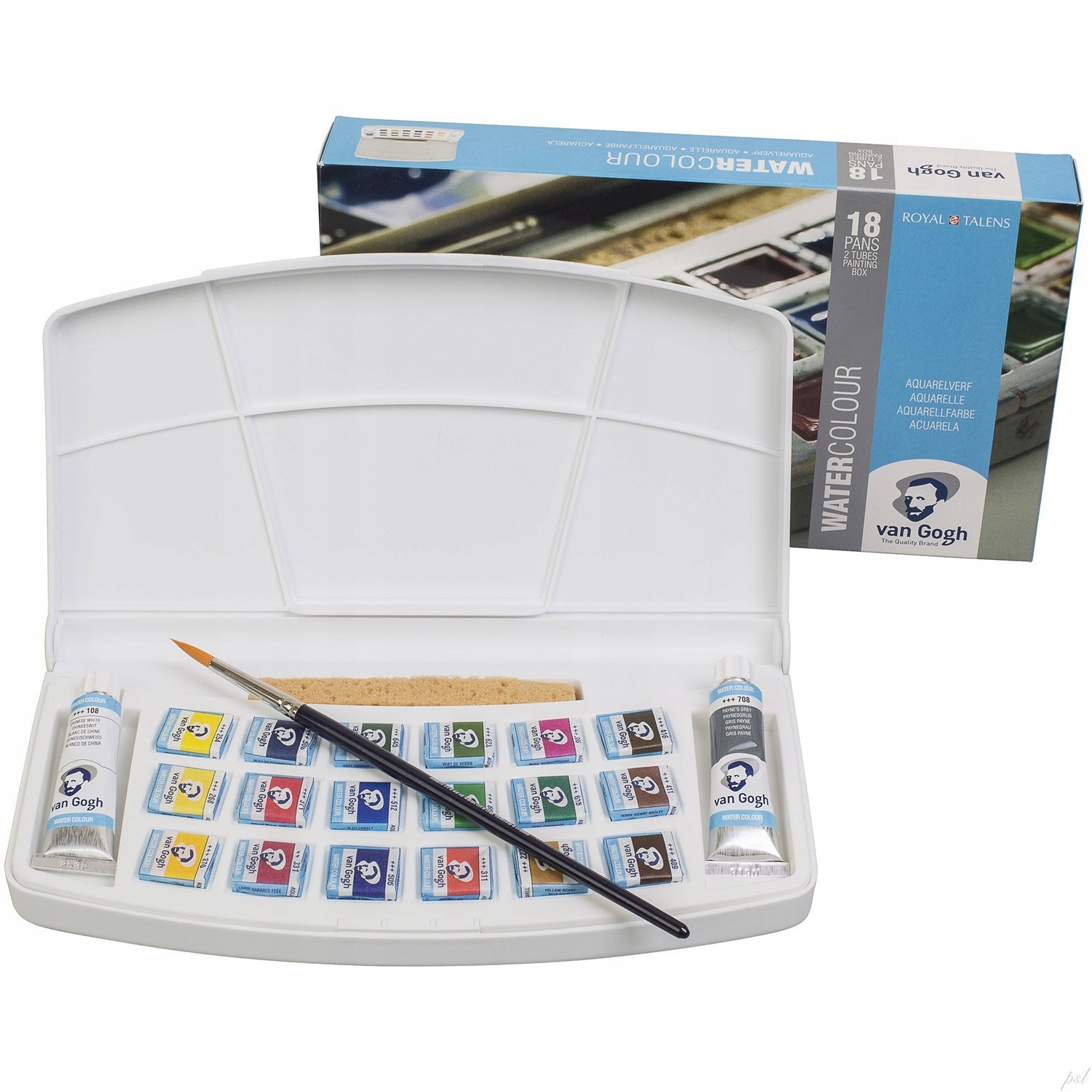 Talens Van Gogh Akvarelové barvy 18+2 kol