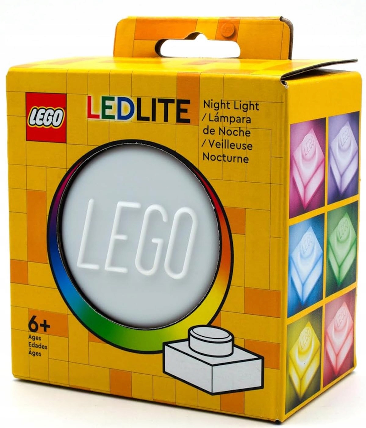 Lego Lampka nocna w kształcie klocka Sylikonowa światła Auto Off