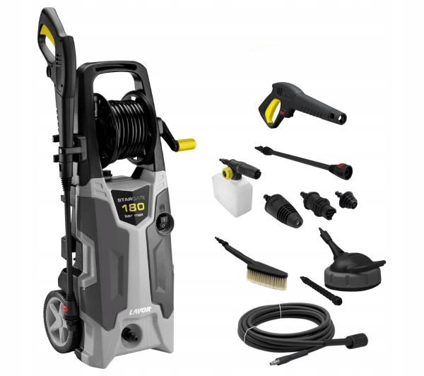 Myjka ciśnieniowa Lavor Stargate 180 510l/h Pompa aluminiowa 8m