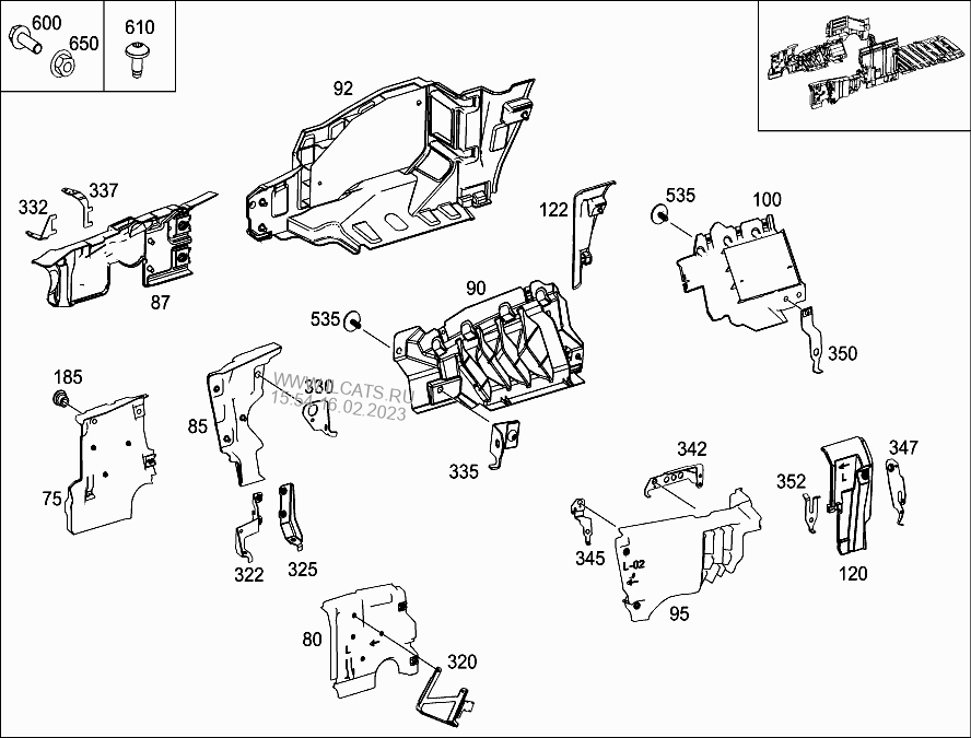 MERCEDES ACTROS MP4 OSŁONA KOMORY SILNIKA LEWA Typ samochodu Samochody ciężarowe