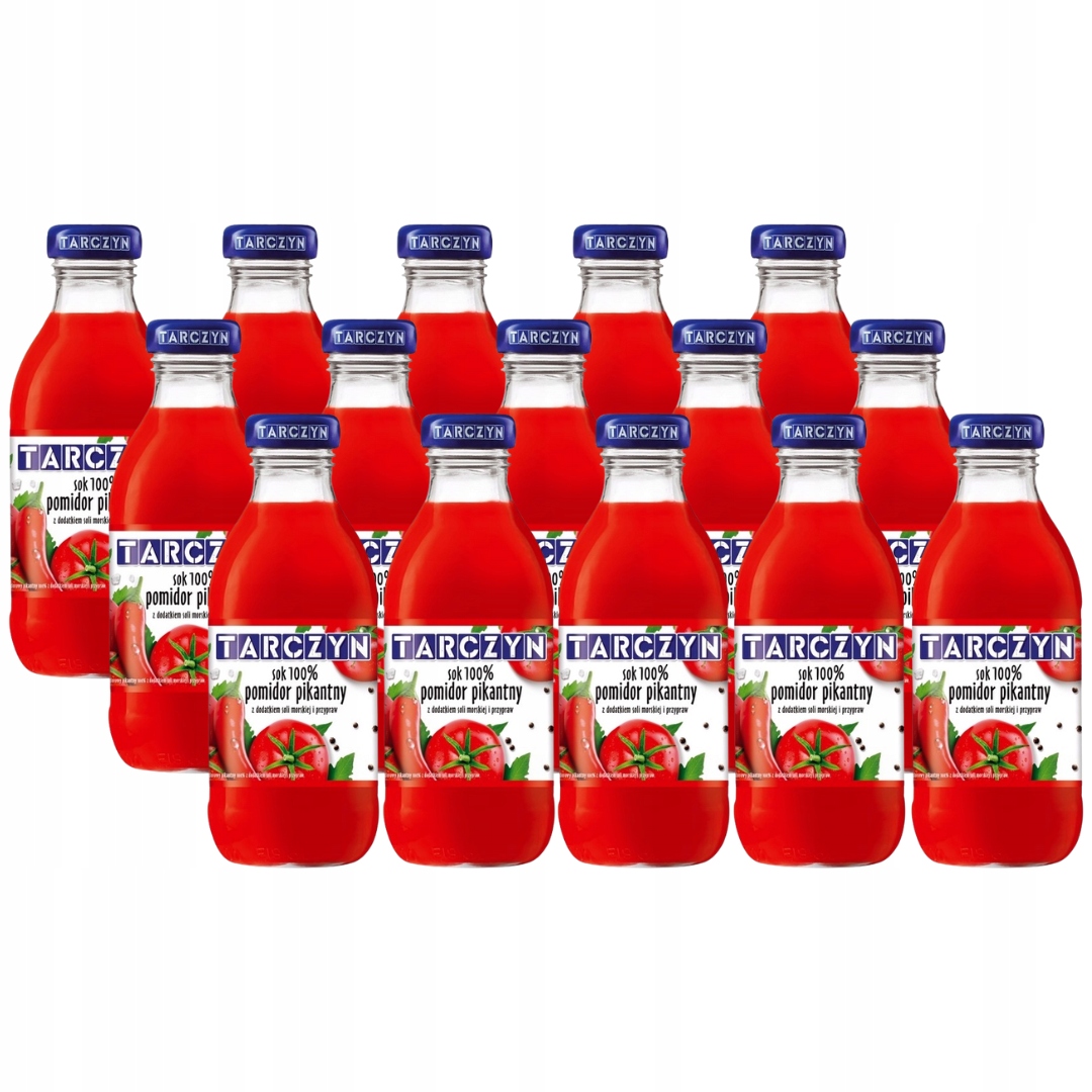 Levně Tarczyn Pikantní 100% rajče s přídavkem soli a koření 300 ml x 15 ks