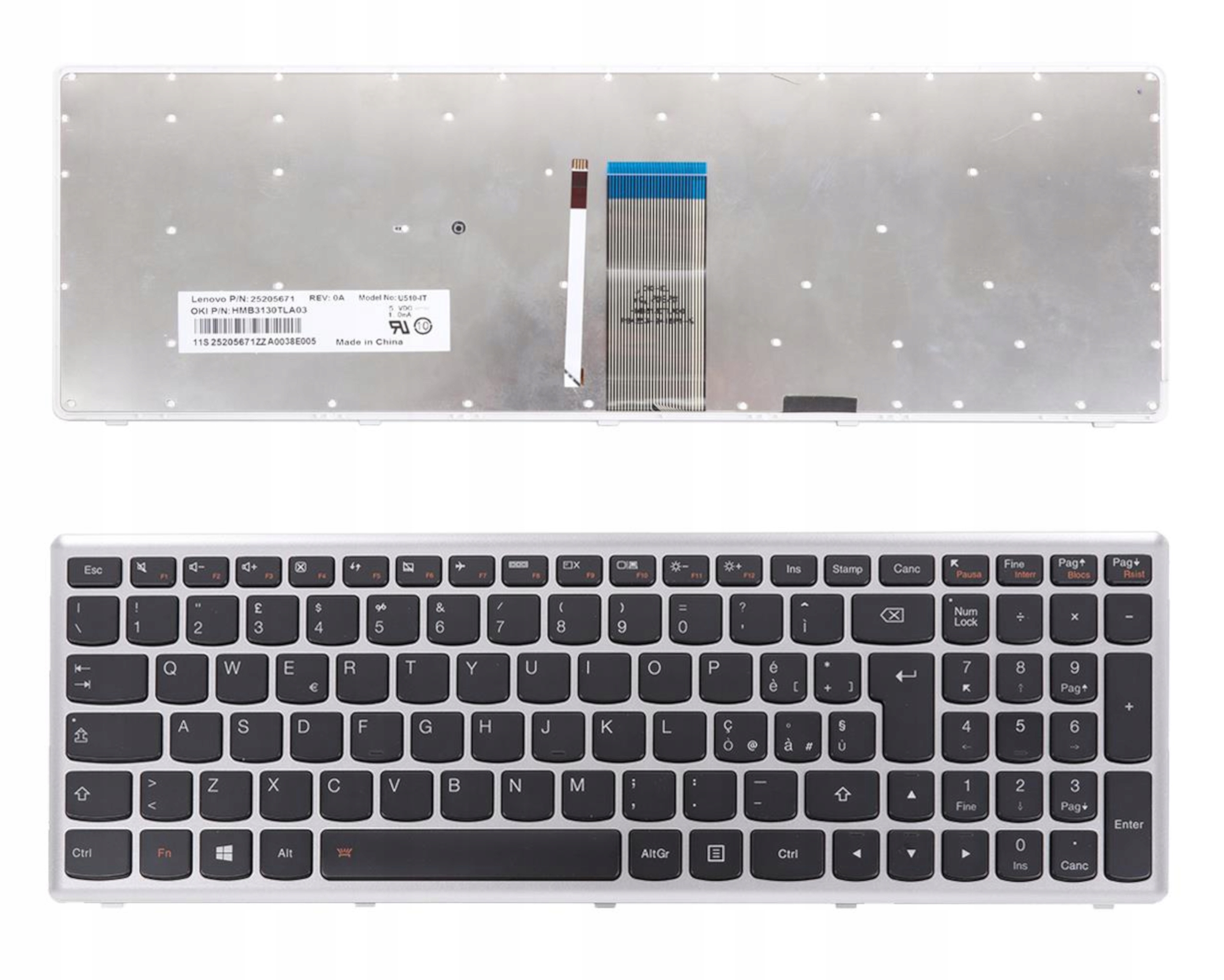 Klávesnice Pro Lenovo U510 U510T U510U U515 Led