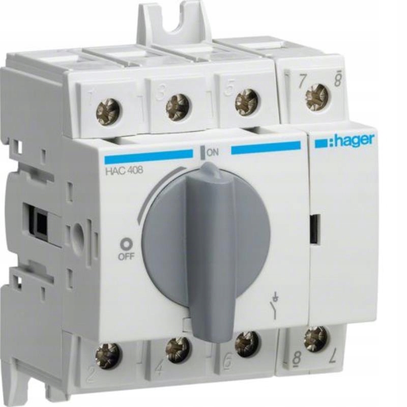 Izolační odpojovač HAC408 80A 4P Hager