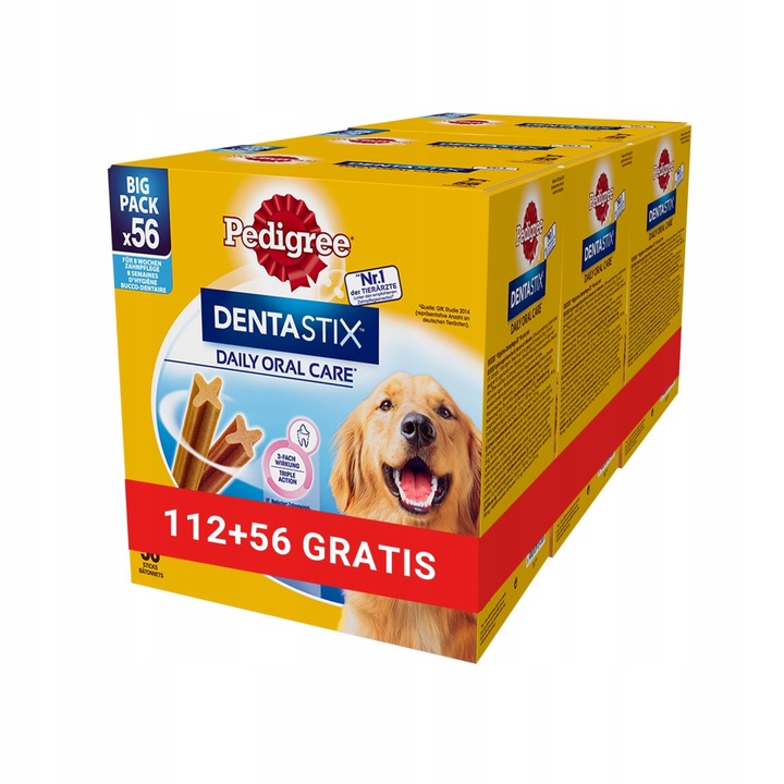 Levně Pedigree Dentastix Pamlsek pro psy velkých plemen 2 1 Bonus
