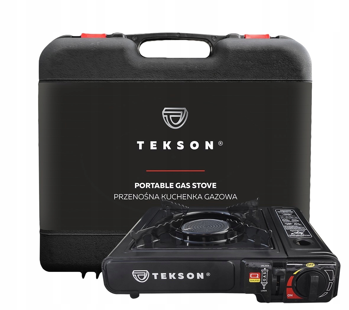 Turistický keramický hořák na kartuše v plastovém kufříku