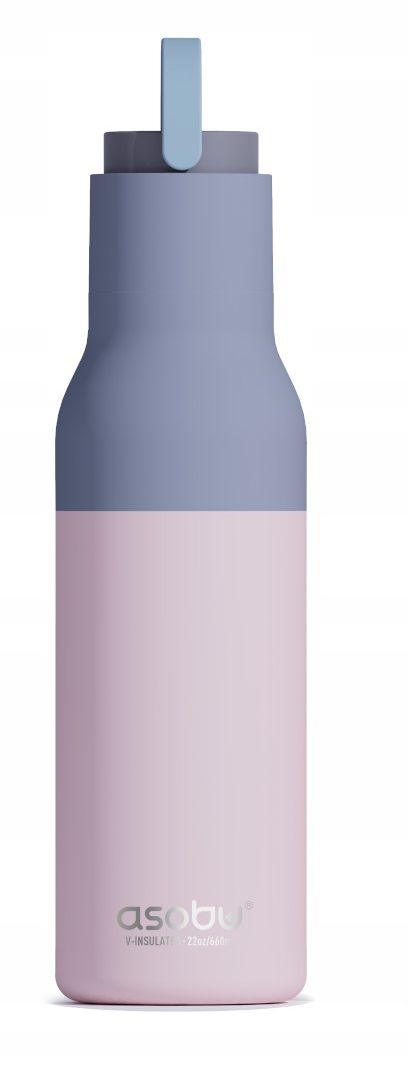 Termoska Asobu termoláhev lahev na pití Metro Puramic Bottle 650 ML Pink