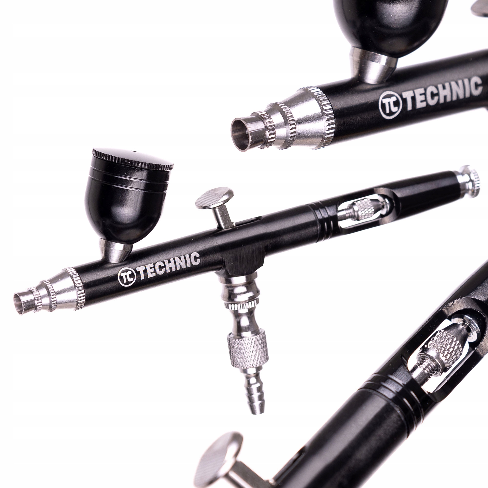 Pneumatický Aerograf 0,3 MM Typu Double-action S Odšroubovatelnou Nádrží