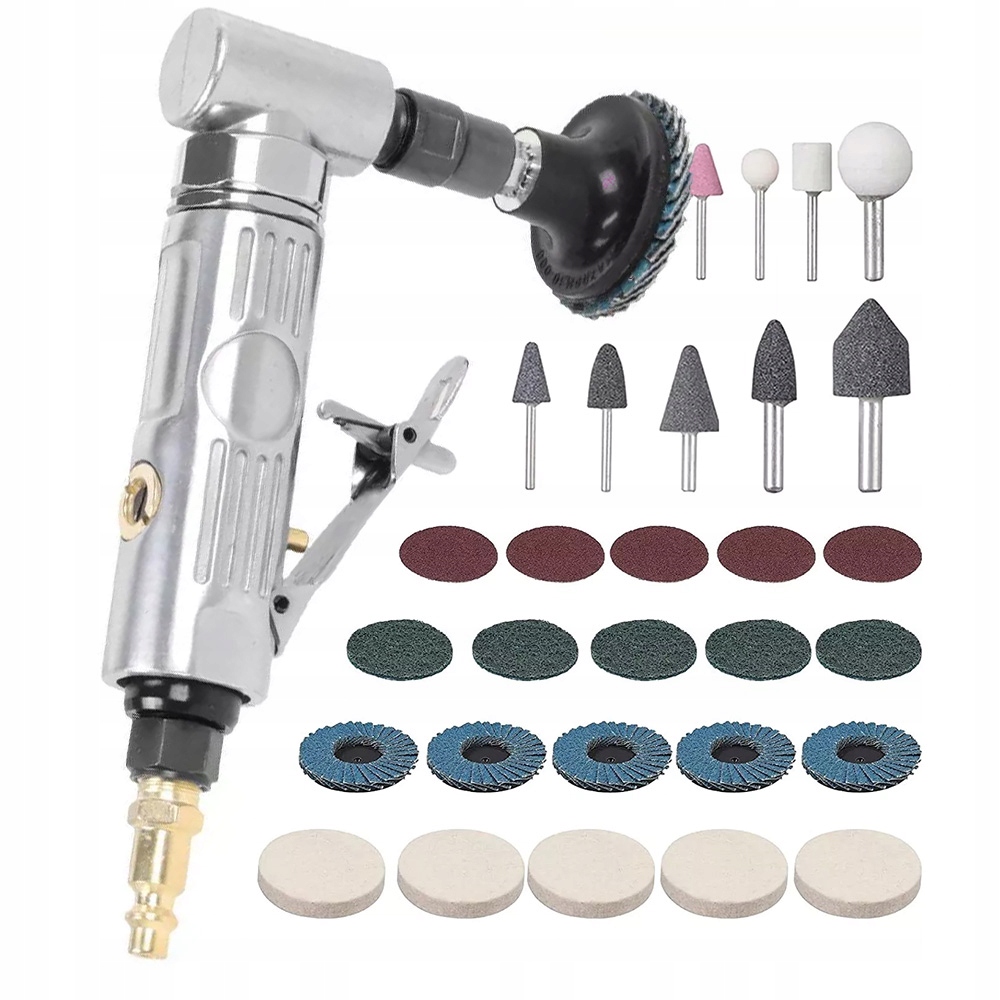 Pneumatická úhlová bruska, bruska, nástroj pro broušení automobilů