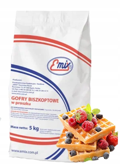 

Emix mieszanka na gofry biszkoptowe proszek 5 kg