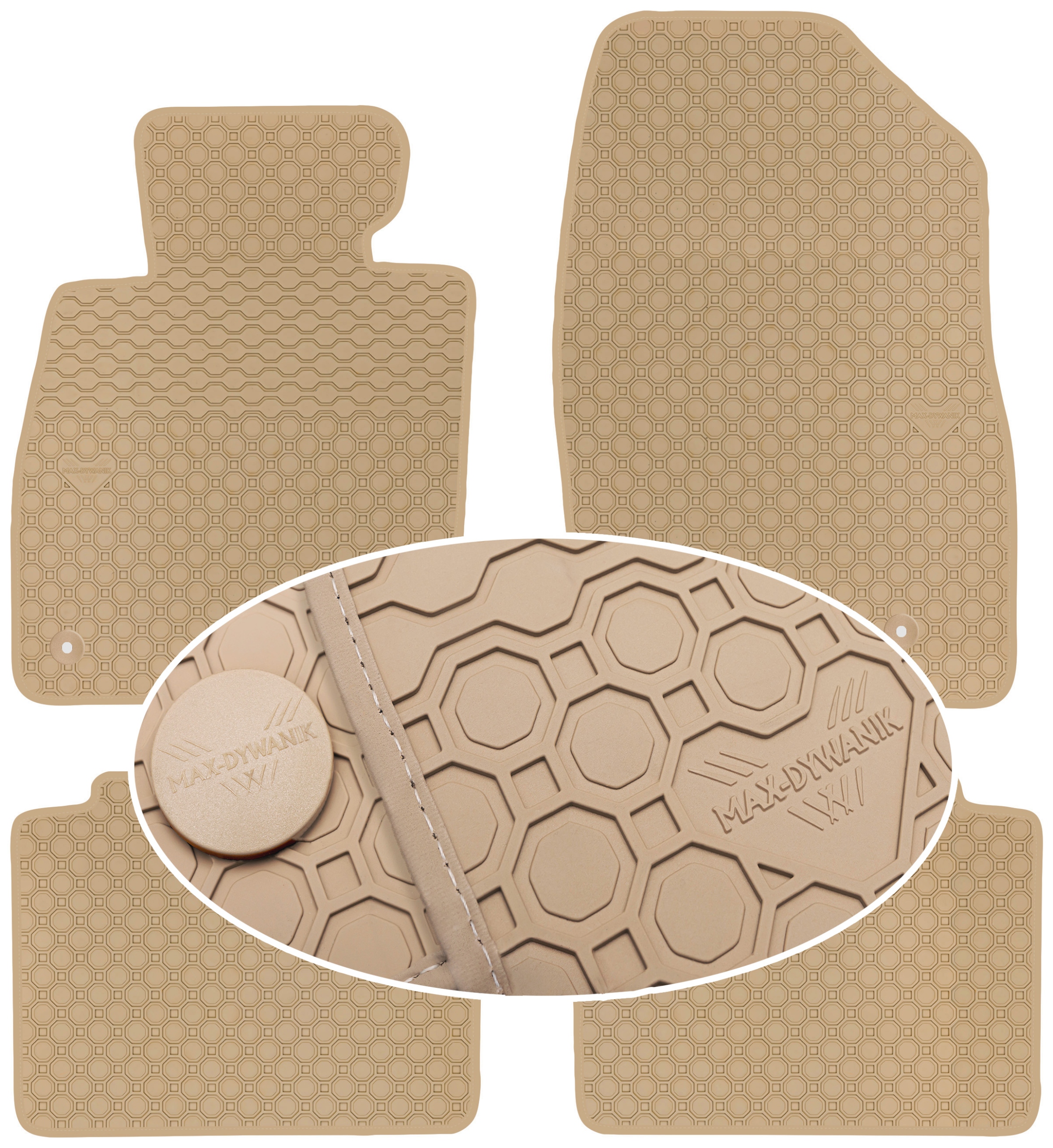 Mazda 6 III Sd 2013 Béžové koberčeky