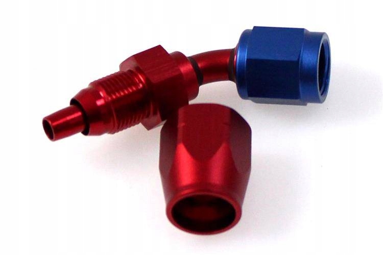 Końcówka 45° AN10 zaciskana nożycowa Producent części Turboworks